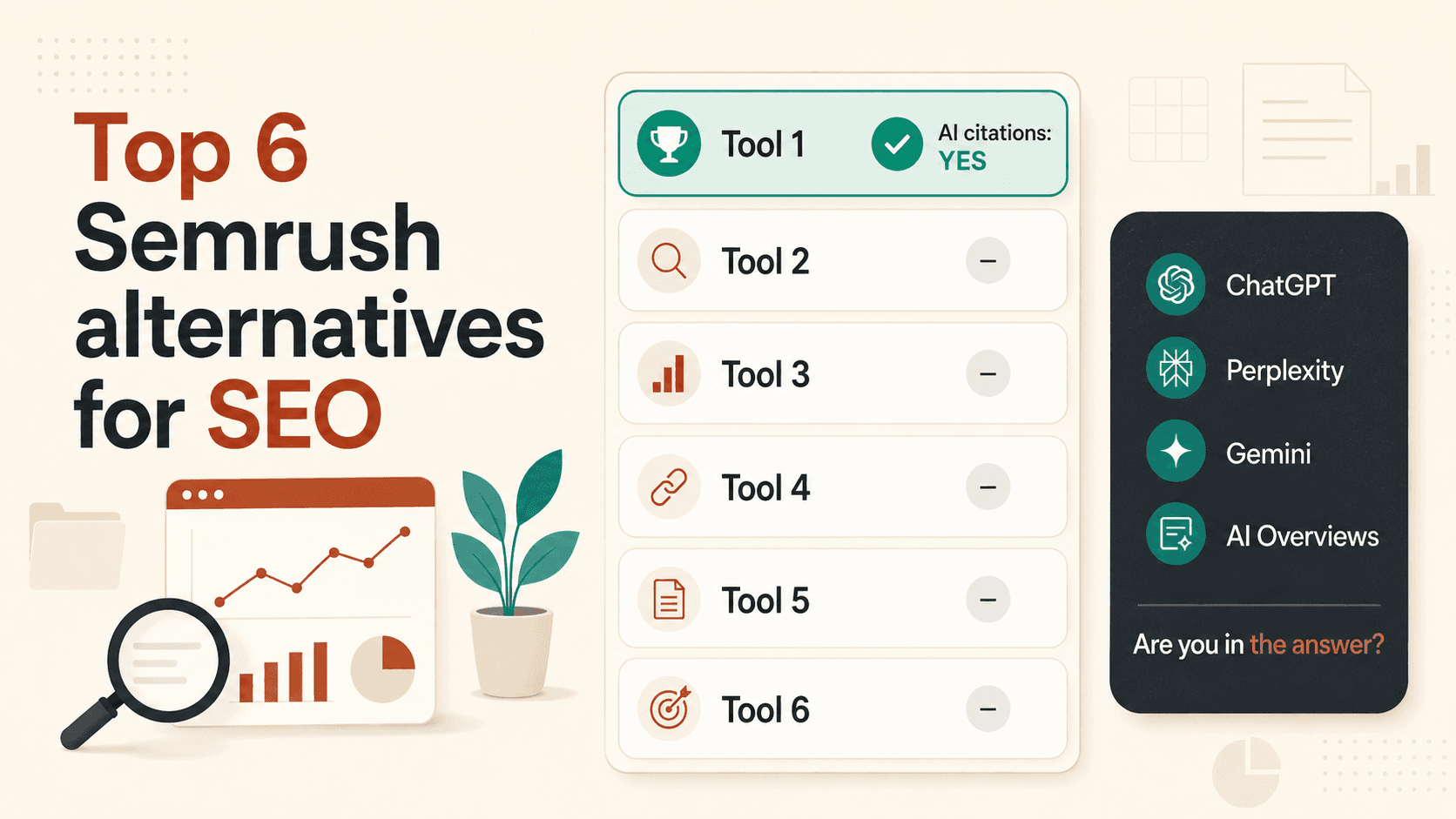 Top 6 Semrush Alternatives for SEO (2026)